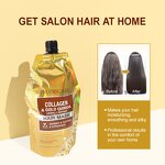 Collagen Hair Mask - Manufacturer - Wholesale Private Label Organic Damaged Hair Moisturizing Repairing