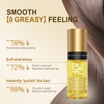 24k Gold Hair Oil - Manufacturer - Private Label Organic Nourishing Smoothing Repair Dry Damaged Hair