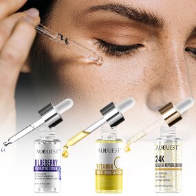 24k Gold Collagen Serum - Factory - Korean Organic Anti Wrinkle Whitening Skin Care Brightening Serum