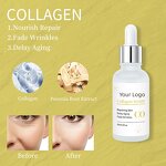 Vitamin C Collagen Serum - Factory - Private Label Whitening Hydrating Niacinamide Hyaluronic Acid Serum