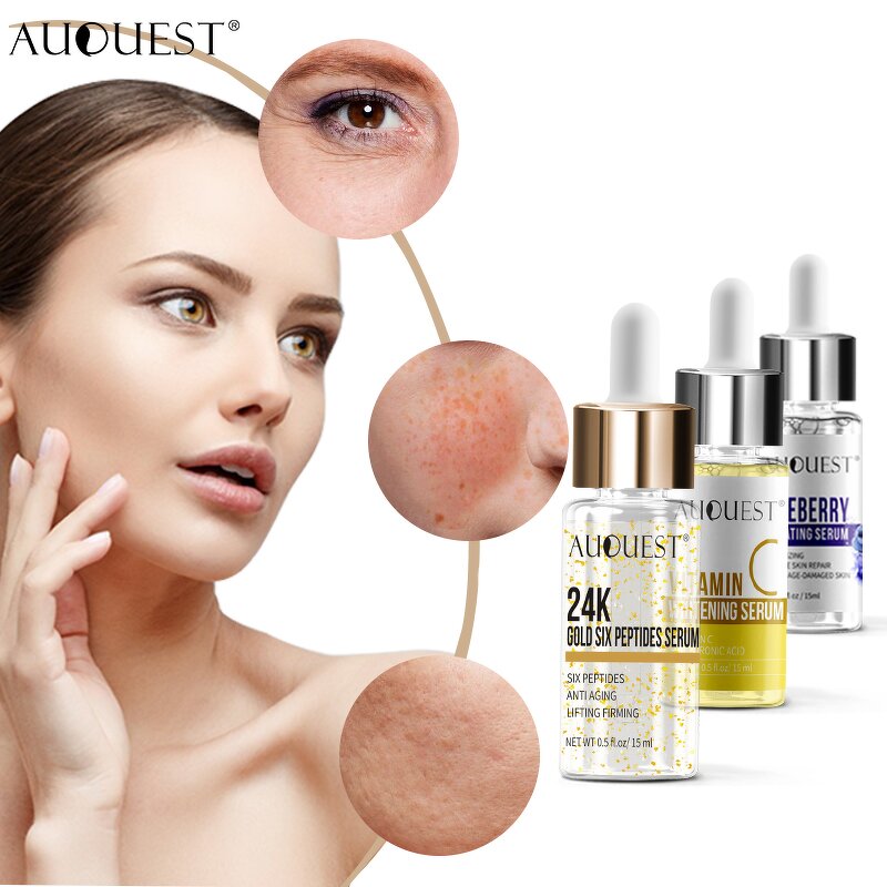 Vitamin C Hyaluronic Serum - Manufacturer - Private Label Anti Freckle Organic Anti-Aging Face Whitening Serum