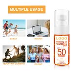 Sunscreen Spray SPF50 - Manufacturer - Wholesale Organic UV Sunburn Block Custom Logo Face Body Whitening