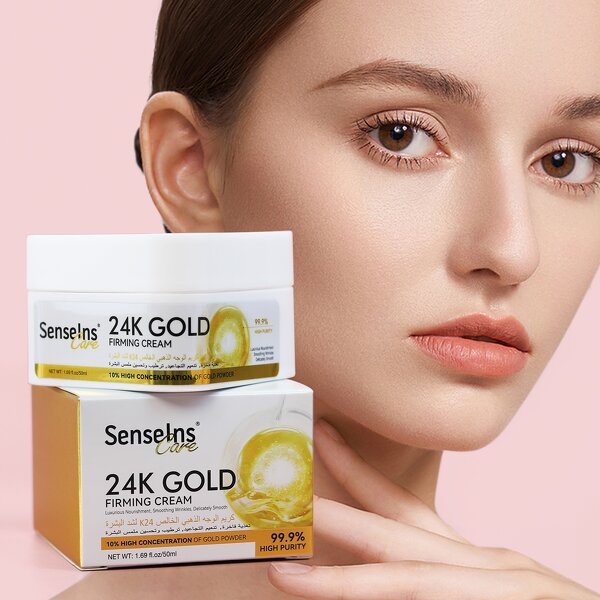 24k Gold Face Cream - Manufacturer - Wholesale Organic Vegan Anti Aging Brightening Firming Moisturizing