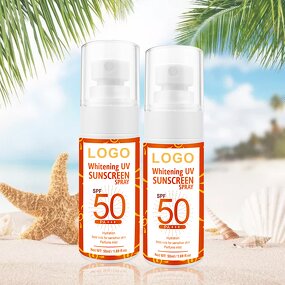 Sunscreen Spray Lotion - Manufacturer - Natural Private Label Water Resistant Whitening Sun Block Spray