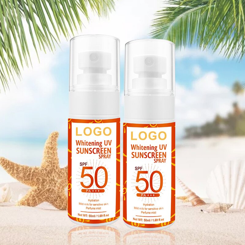 Sunscreen Spray Lotion - Manufacturer - Natural Private Label Water Resistant Whitening Sun Block Spray