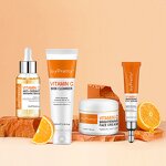 Vitamin C Whitening Set - Factory - Skin Care Facial Kit for Women Organic Brightening Dark Spot Removal