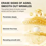 Coconut Collagen Serum - Factory - AuQuest Wholesale Organic Brightening Anti Wrinkles Fine Lines Firming