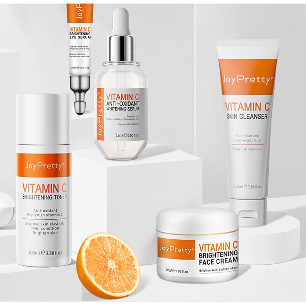 Vitamin C Facial Set - Factory - JoyPretty Organic Moisturizer Nourishing Repair Lightening Skin Care Set
