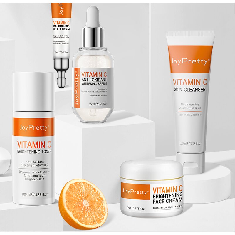 Vitamin C Facial Set - Factory - JoyPretty Organic Moisturizer Nourishing Repair Lightening Skin Care Set