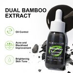 Bamboo Charcoal Serum - Manufacturer - AuQuest Hot Selling Organic Whitening Dark Spot Pores Shrinking Serum