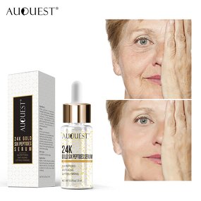 24k Gold Serum - Manufacturer - AuQuest Private Label Organic Vegan Whitening Pores Shrinking Anti-Aging