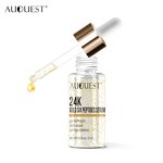 24k Gold Serum - Manufacturer - AuQuest Private Label Organic Vegan Whitening Pores Shrinking Anti-Aging