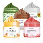 Body Scrub Set - Manufacturer - AuQuest OEM Private Label Organic Brightening Exfoliating Dark Spots Removal