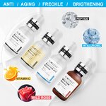 Vitamin C Facial Serum - Manufacturer - Dark Spot Faded Firming Whitening Blemish Clearing Korean Serum