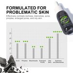 Bamboo Charcoal Serum - Manufacturer - AuQuest Hot Selling Organic Whitening Dark Spot Pores Shrinking Serum