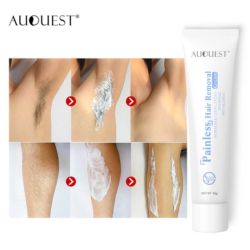 Whitening Depilatory Cream - Manufacturer - New Custom Logo OEM Permanent Armpit Hair Removal Men Women