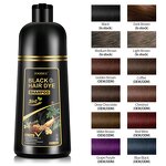 Hair Dye Shampoo Manufacturer - Direct Sales Dark Brown 500ml Fast Color