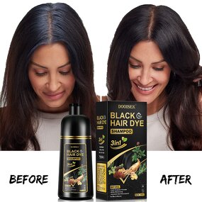 Hair Dye Shampoo Manufacturer - New Trend 500ml 3-in-1 Natural Herbal