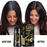 Hair Dye Shampoo Manufacturer - 500ml Permanent Black & Brown with Biotin