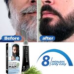 Hair Dye Shampoo Manufacturer - 80ml Natural Herbal Extract Black with Comb