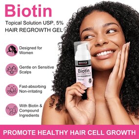 Hair Regrowth Gel Manufacturer - Custom Label with Castor Oil for Men & Women