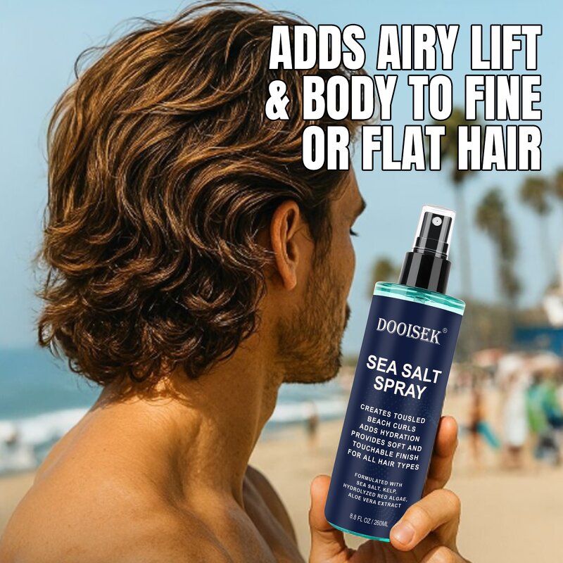 Sea Salt Hair Spray Manufacturer - Texturizing with Aloe Vera Extract Strong Hold