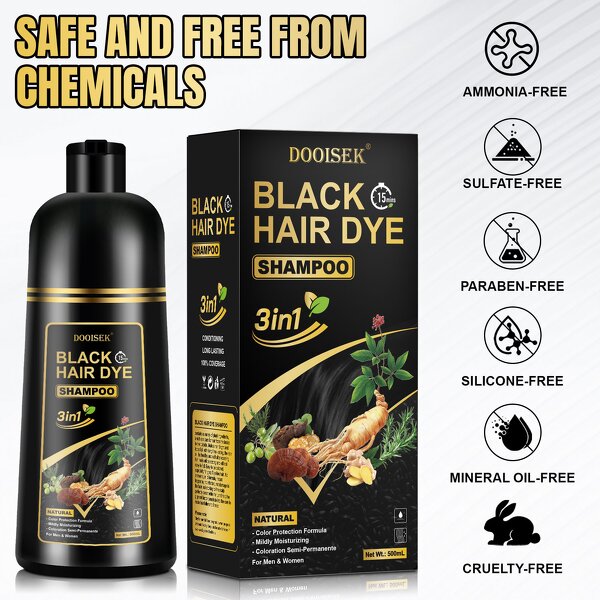 Hair Dye Shampoo Manufacturer - Wholesale Natural Instant Brown Black