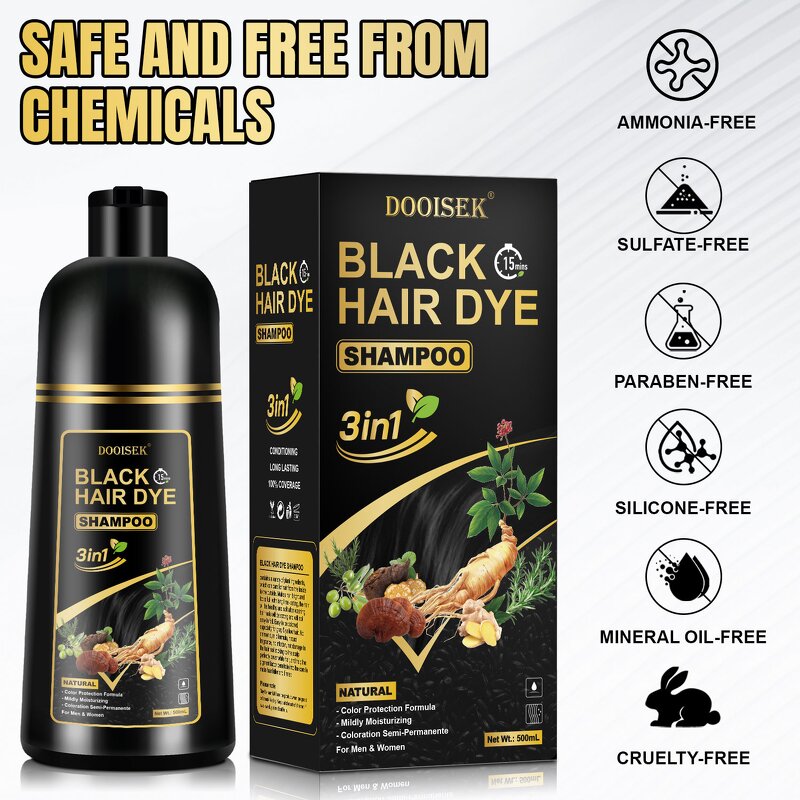 Hair Dye Shampoo Manufacturer - Wholesale Natural Instant Brown Black