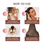 Herbal Hair Mask - Manufacturer - OEM Jojoba Ginger Keratin Collagen Sulfate-Free Moisturizing Hair-Repairing