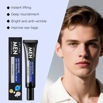 Men Eye Cream - Factory - Vitamin E Hyaluronic Acid Brightening Firming Reduce Dark Circles Eye Treatment