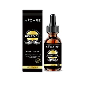 Men Beard Oil - Manufacturer - Organic Vanilla Argan Mineral Oil Lightweight Non-Greasy Moisturizing Brightening