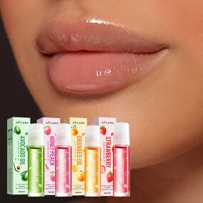 Lip Gloss Oil - Factory - Natural Strawberry Orange Vegan Sulfate-free Moisturizing Brightening Private Label