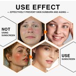 Vegan Sunscreen Cream - Manufacturer - Organic SPF50+ Purslane Centella Paraben-free UV Protection Concealer OEM