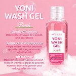 Yoni Wash Gel - Manufacturer - Organic Vegan Peach Antibacterial PH-Balanced Cleansing Irritation Relief Intimate