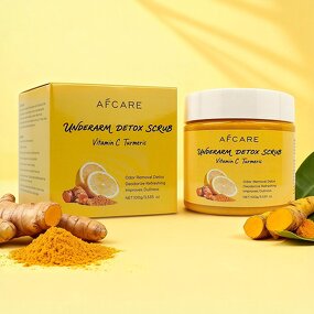 Underarm Body Scrub - Manufacturer - Turmeric Vitamin C Niacinamide Moisturizing Smoothing Evens Skin Tone