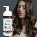 Coconut Conditioner - Manufacturer - Organic Herbal Sulfate-Free Moisturizing Nourishing Repair Curly Hair Cream