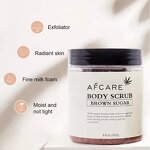 Body Scrub - Manufacturer - Custom LOGO Dead Sea Salt Brown Sugar Pore Shrinking Dead Skin Removal Lightening