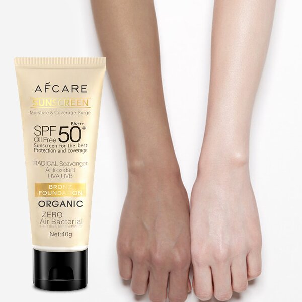 Vegan Sunscreen Cream - Manufacturer - Organic SPF50+ Purslane Centella Paraben-free UV Protection Concealer OEM
