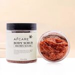 Body Scrub - Manufacturer - Custom LOGO Dead Sea Salt Brown Sugar Pore Shrinking Dead Skin Removal Lightening