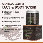 Coffee Body Scrub - Factory - Herbal Fruit Sugar Exfoliator Smoothing Brightening Jojoba Oil Dry Skin Wholesale
