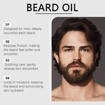 Korean Beard Oil - Manufacturer - Organic Herbal Argan Jojoba Oil Fragrance-free Moisturizing Smoothing Repair