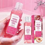 Yoni Wash Gel - Manufacturer - Organic Vegan Peach Antibacterial PH-Balanced Cleansing Irritation Relief Intimate