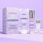 Hair Removal Set - Manufacturer - Salon-Grade Vitamin E Ceramide Face Body Leg Underarm Painless Smoothing Set