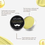Coconut Beard Balm - Factory - Jojoba Oil Strengthening Taming Frizz Control Smooth Texture Beard Care Set
