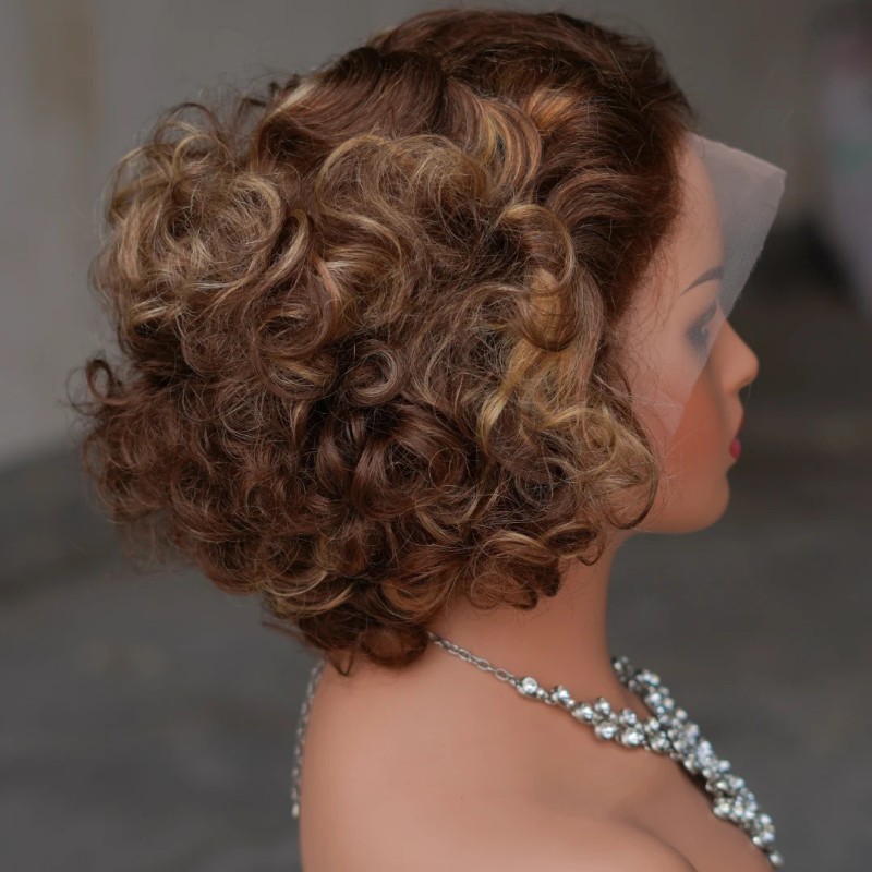 Brazilian Hair Wig Manufacturer - OEM 10A 134 Frontal Loose Wave Bob Short Lace