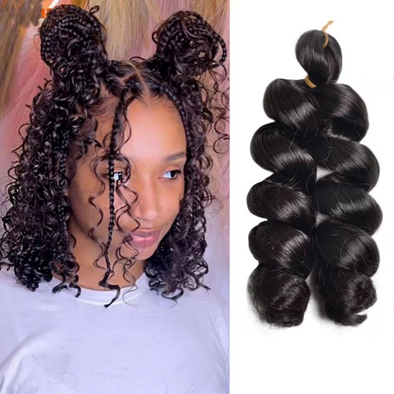 Crochet Braids Manufacturer - OEM 12in Italy Curly French Spiral 150g Hair Extension