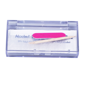Nail Art Tool Box Factory - OEM Dual-Use Small Set File Strip Alcohol Cotton