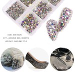美甲钻石工厂-OEM奢华钻石亚克力AB色3D 900-1000片盒装