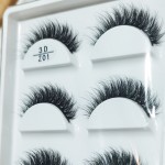 狐系睫毛工厂-OEM 10毫米合成柔软自然3D整条5对定制