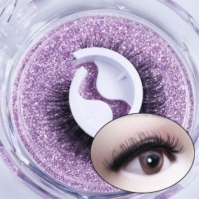 Glue Free Lashes Supplier - OEM Handmade 3D Russian Faux Mink Full Strip Wholesale